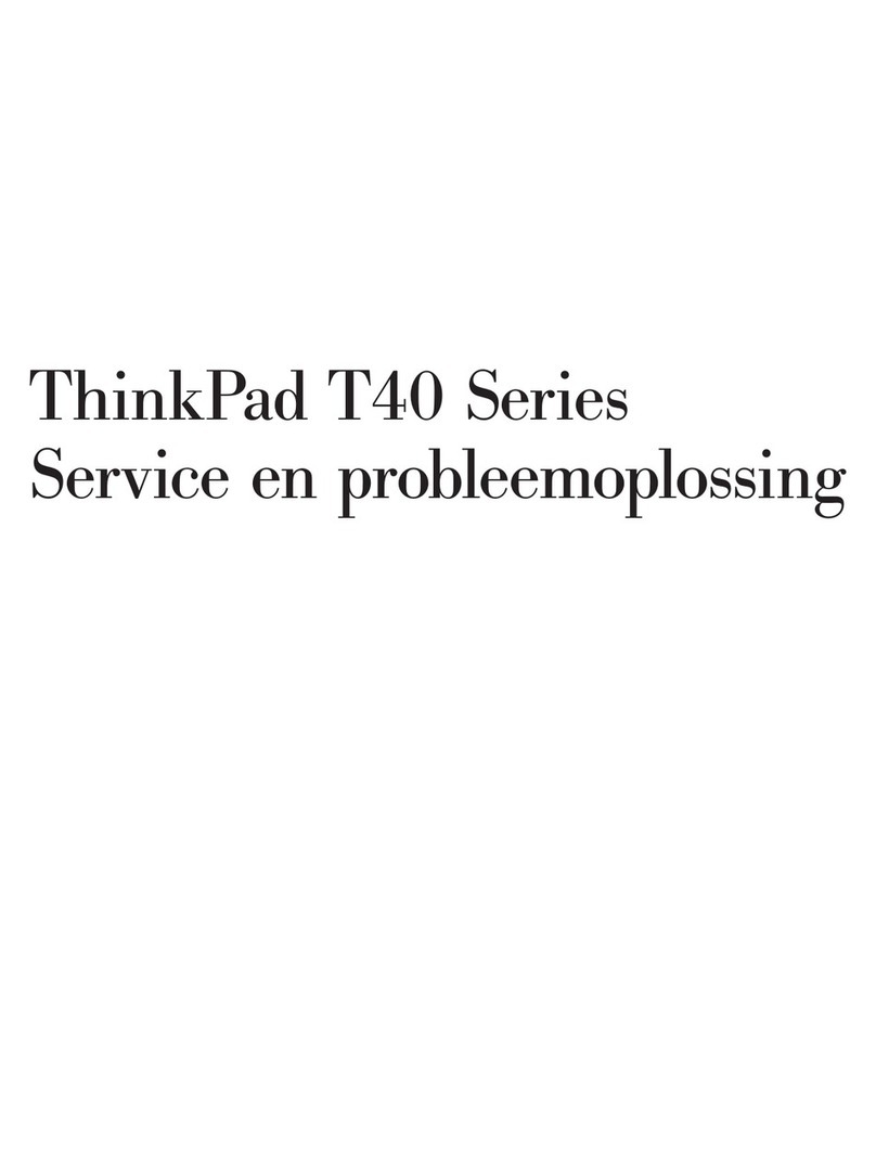 Lenovo ThinkPad T40 Setup guide