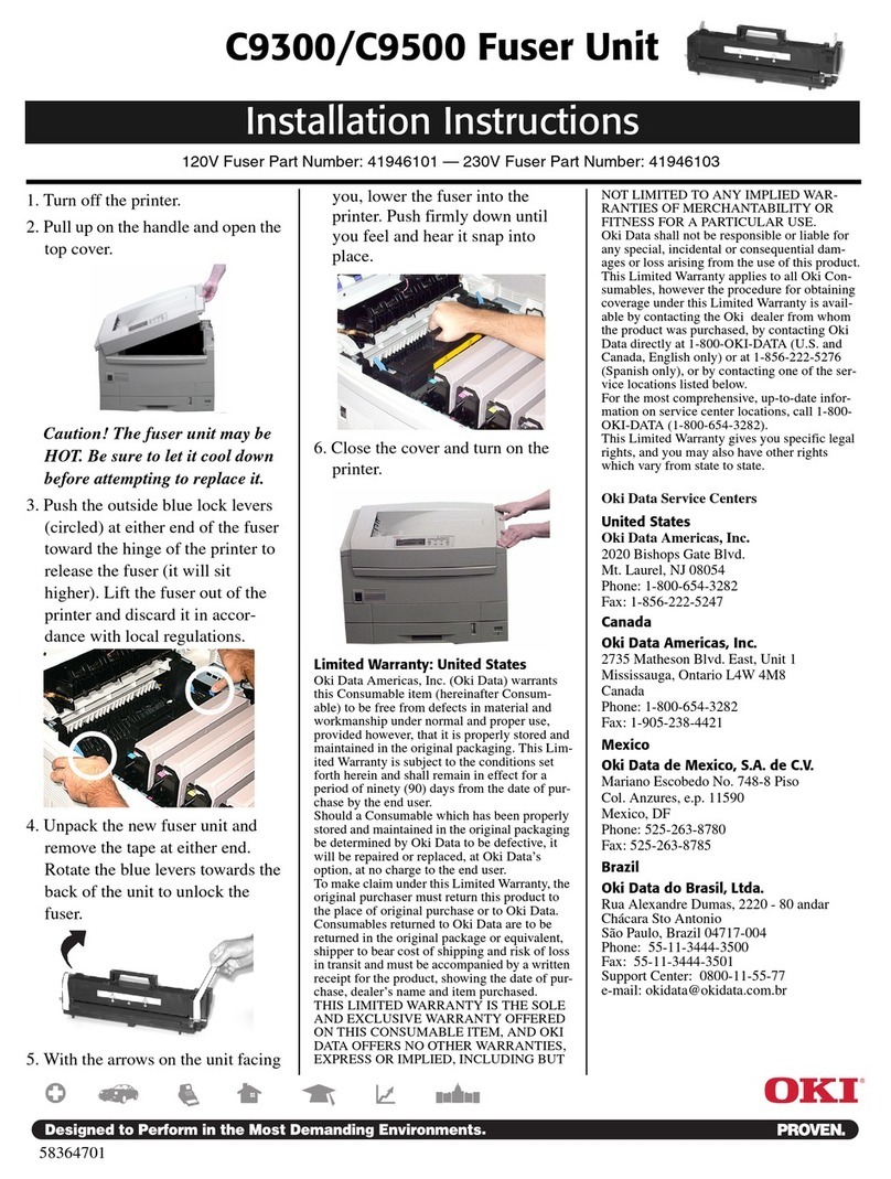 Oki C9300 Series User manual