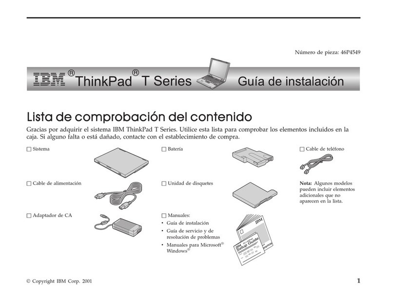 Lenovo ThinkPad T23 Service and troubleshooting guide