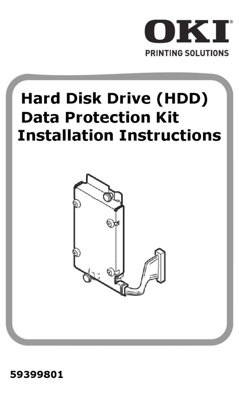 Oki C830dn installation instructions