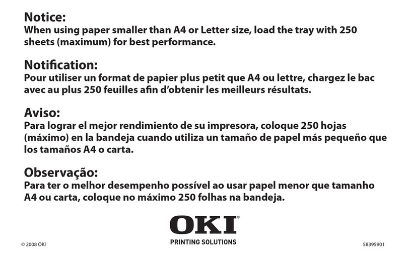 Oki C830dn Operation and maintenance manual