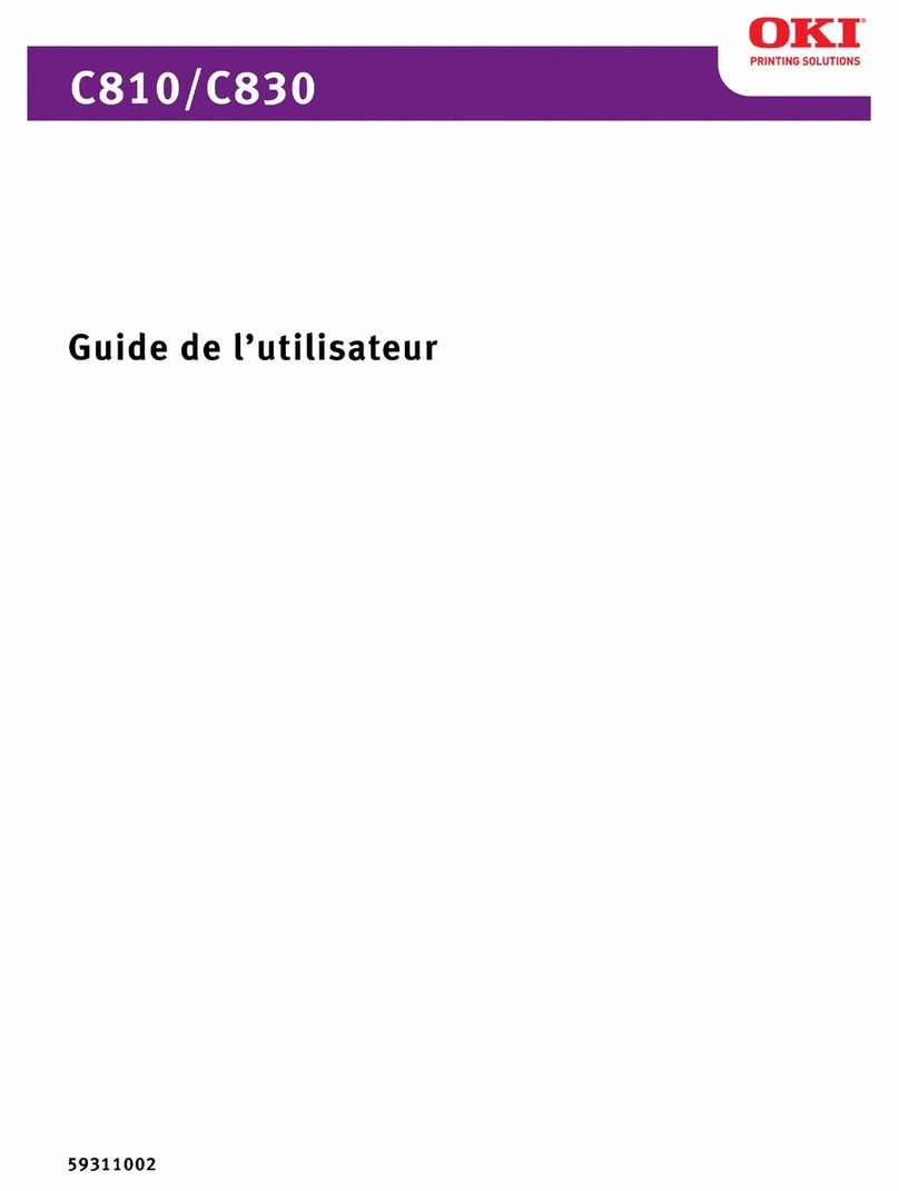 Oki C810n Quick start guide