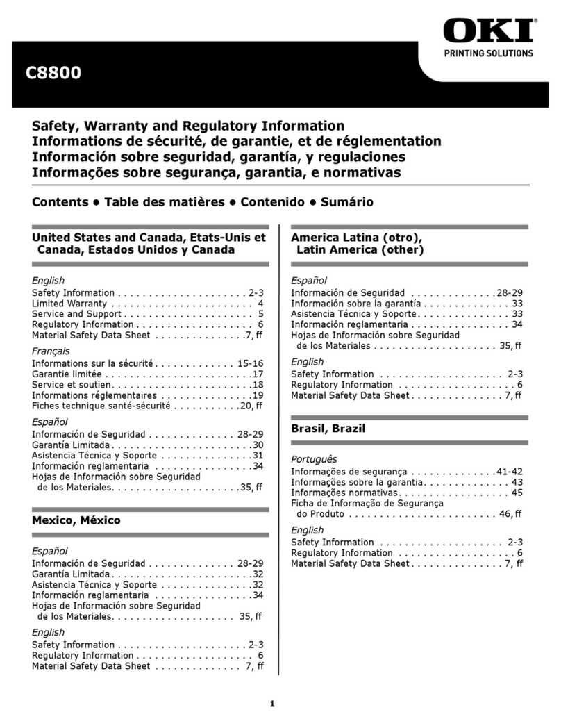Oki C8800dn Owner's manual
