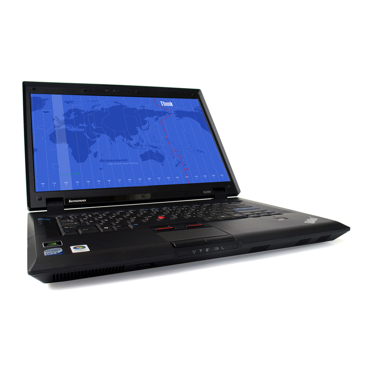 Lenovo ThinkPad SL500 Owner's manual