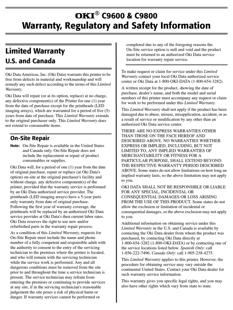 Oki C9600hdn Original instructions
