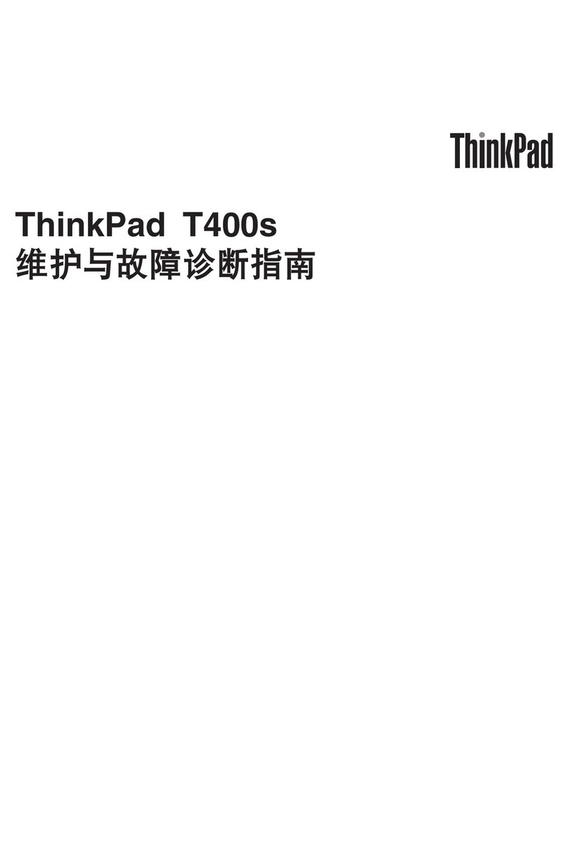 Lenovo ThinkPad T400s Service and troubleshooting guide
