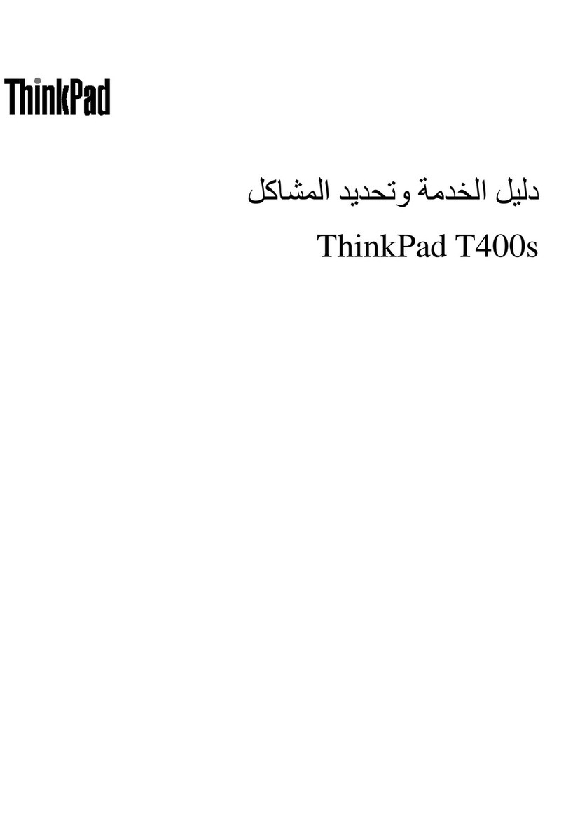 Lenovo ThinkPad T400s Service and troubleshooting guide