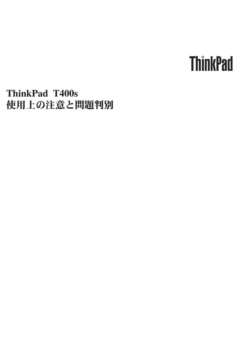 Lenovo ThinkPad T400s User manual