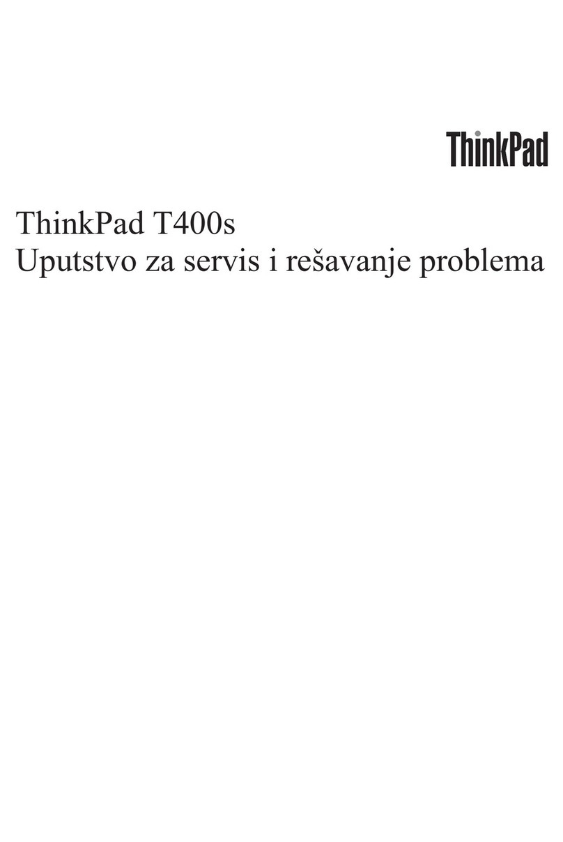 Lenovo ThinkPad T400s Uputstvo za servis i rešavanje problema