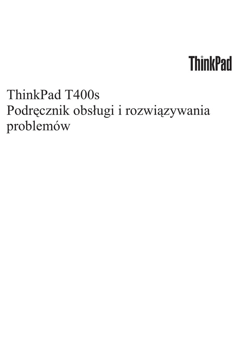 Lenovo ThinkPad T400s Reference guide