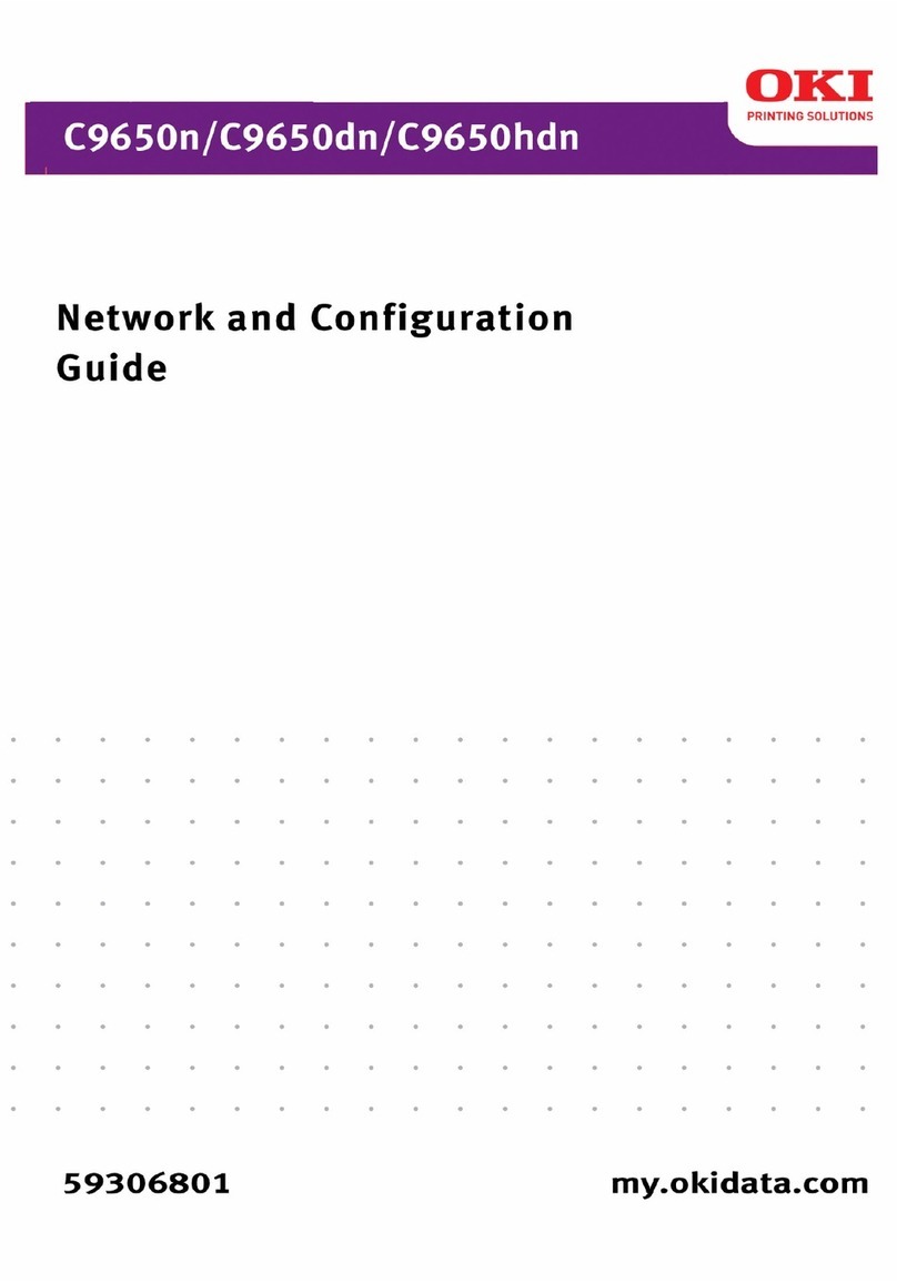 Oki C 9650dn User manual