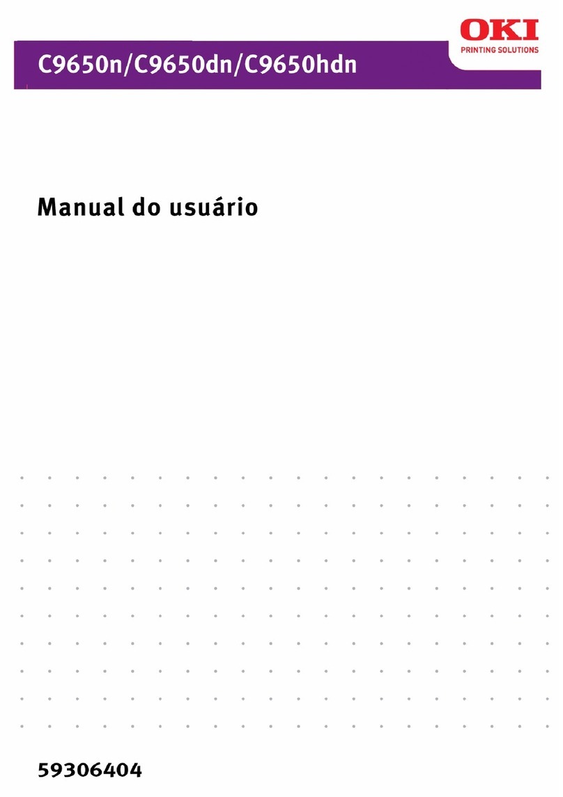 Oki C 9650dn User manual
