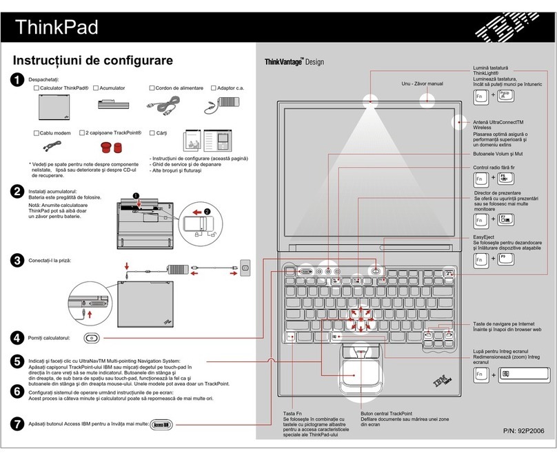 Lenovo THINKPAD T41 Instruction Manual