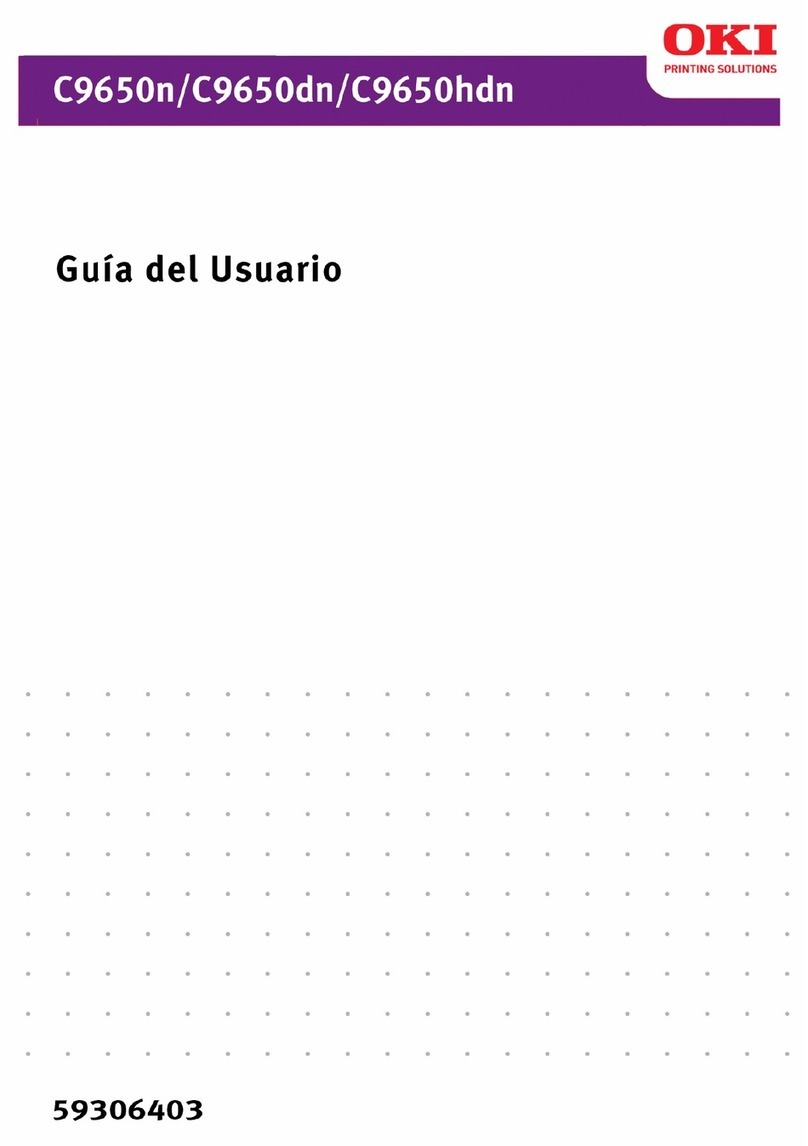Oki C 9650dn User manual