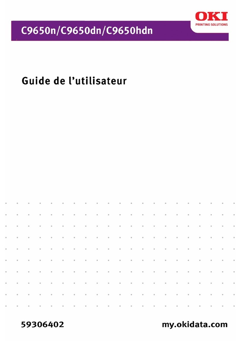 Oki C 9650dn User manual