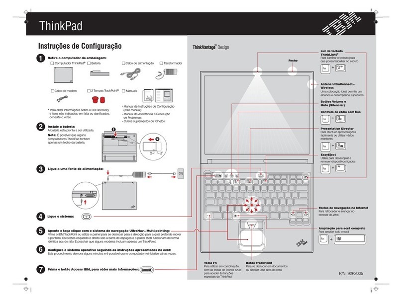 Lenovo THINKPAD T41 Instruction Manual