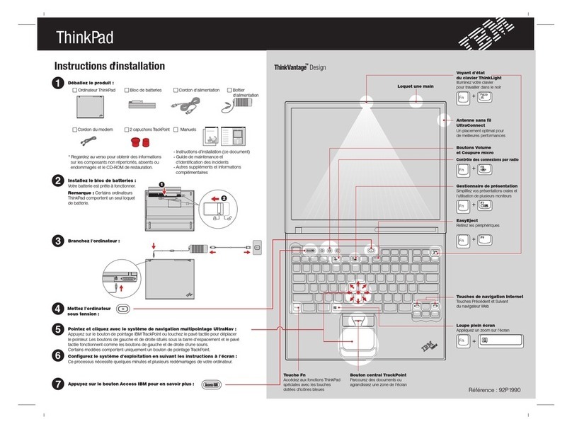 Lenovo THINKPAD T41 User manual