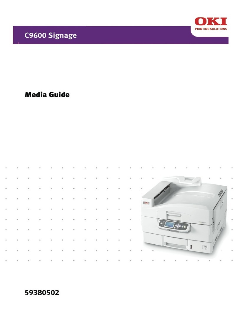Oki C9600hnColorSignage User manual
