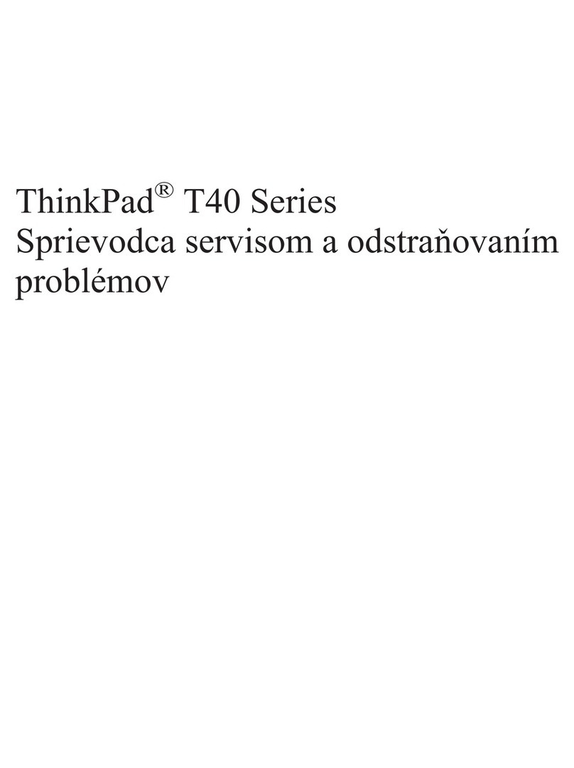 Lenovo ThinkPad T40 User manual