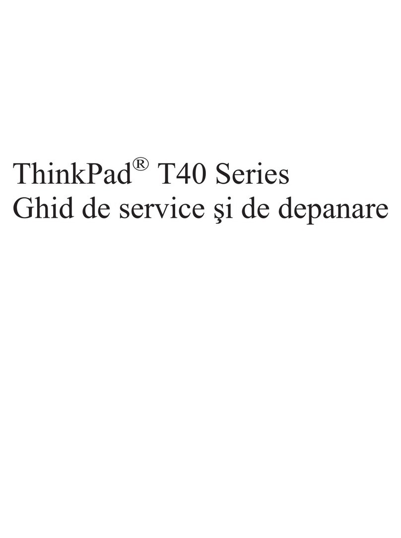 Lenovo ThinkPad T40 Instruction Manual