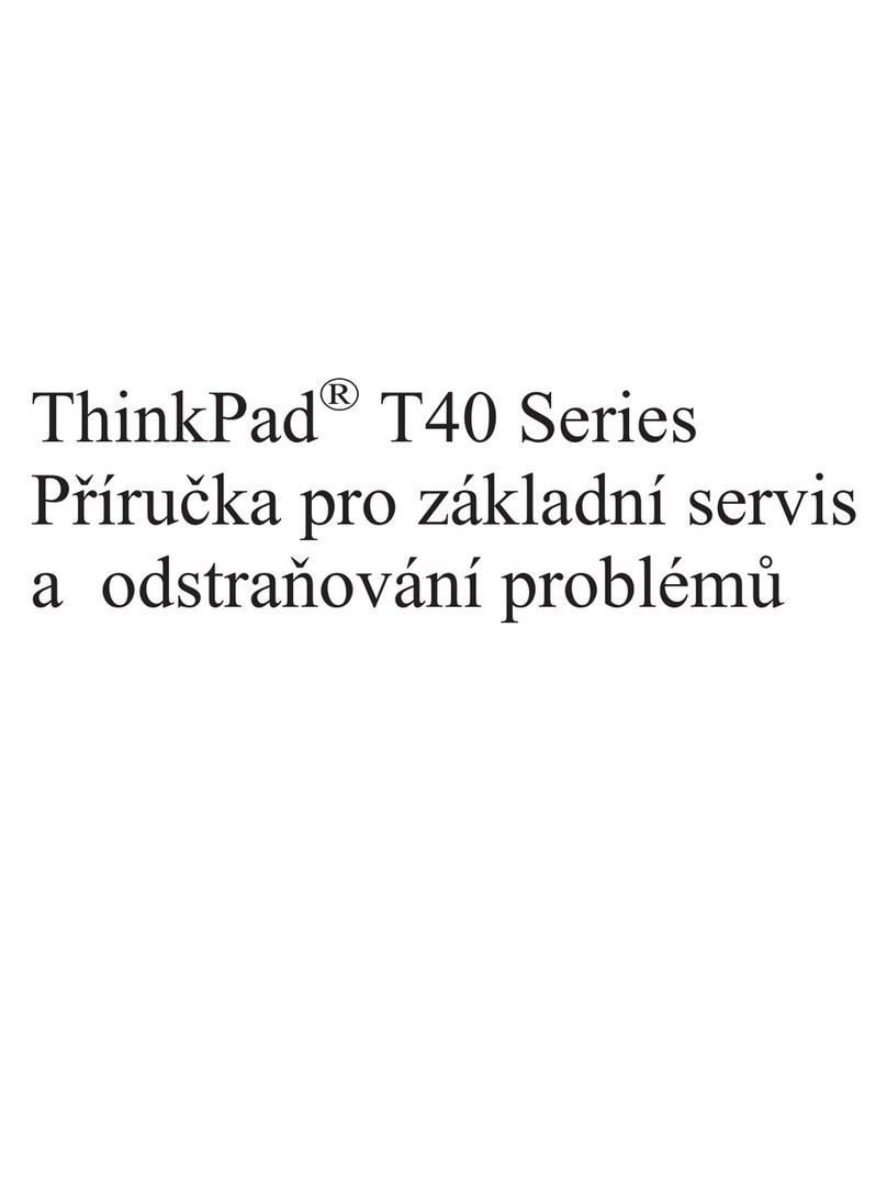 Lenovo ThinkPad T40 Service manual