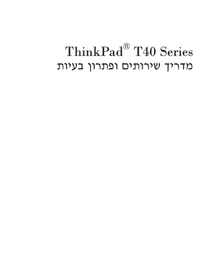 Lenovo ThinkPad T40 troubleshooting guide