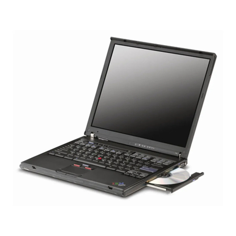 Lenovo ThinkPad T40 Instruction sheet Lenovo ThinkPad T40 Instruction sheet