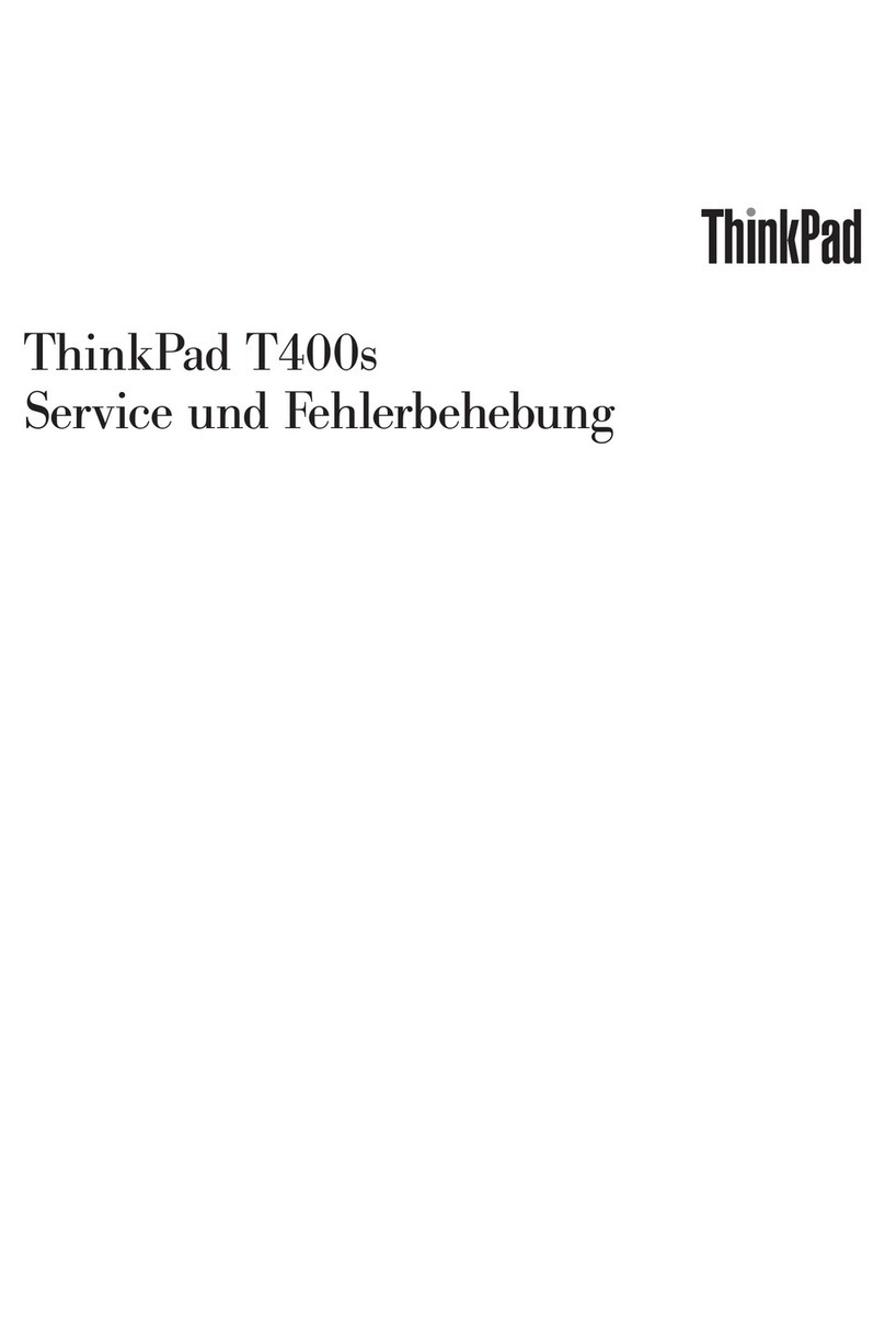 Lenovo ThinkPad T400s Service und fehlerbehebung