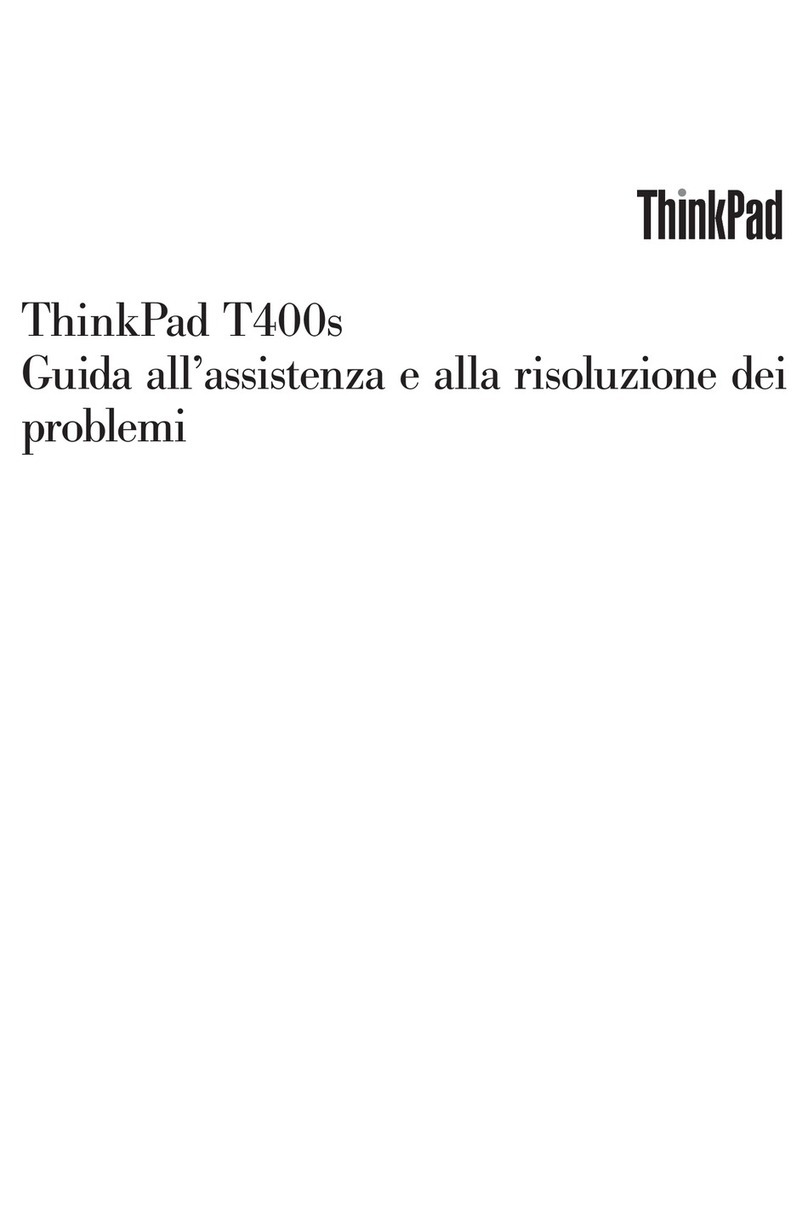 Lenovo ThinkPad T400s User manual