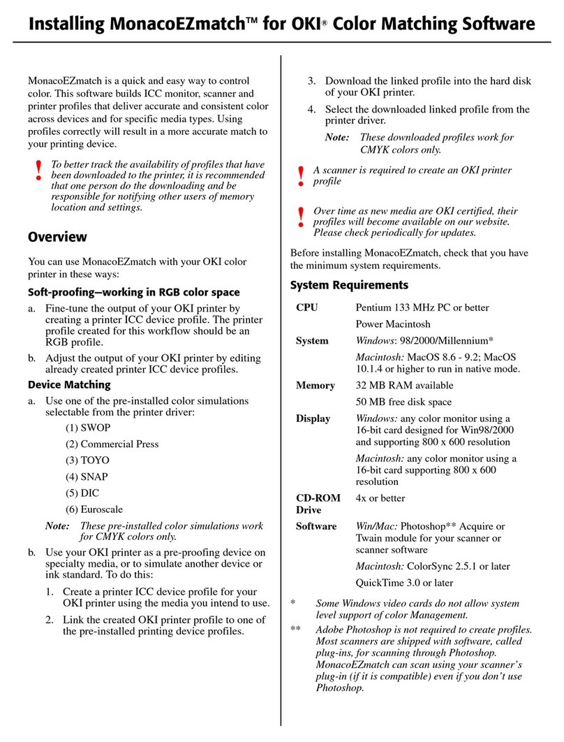 Oki C9500dxnccs User manual