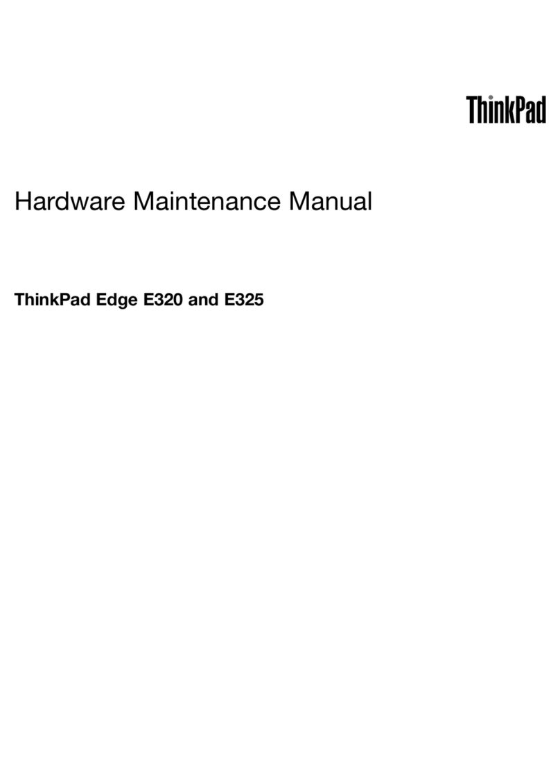 Lenovo ThinkPad Edge E320 Owner's manual