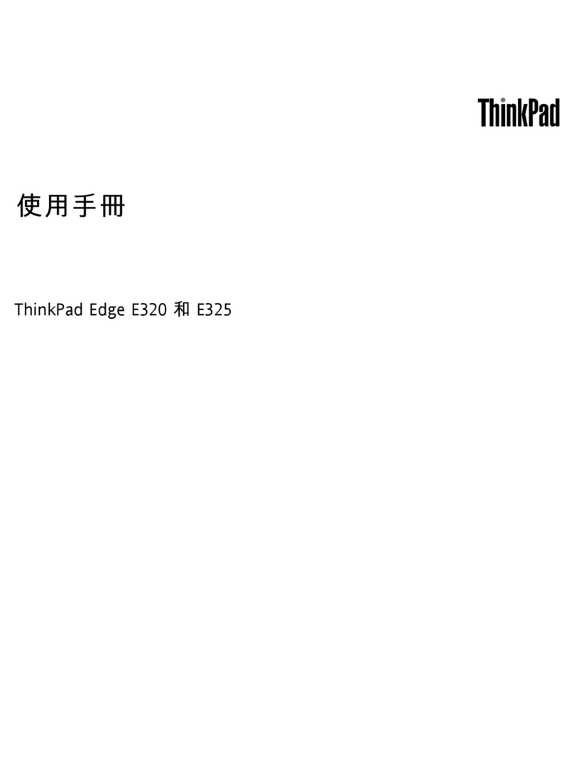Lenovo ThinkPad Edge E320 User manual