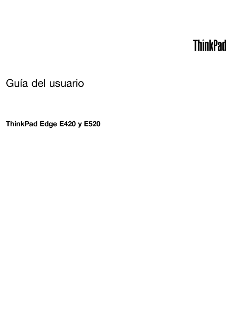 Lenovo ThinkPad Edge E420 Quick start guide