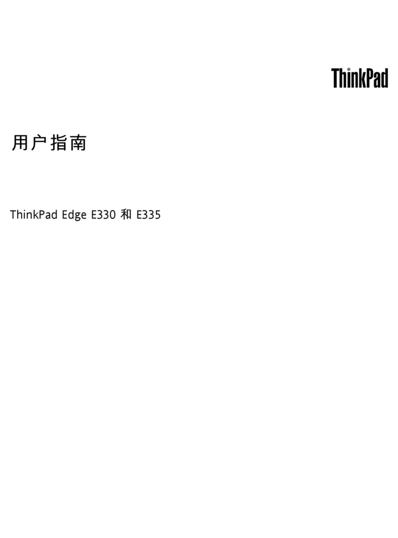 Lenovo ThinkPad Edge E330 User manual