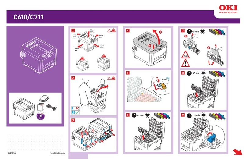 Oki C610dn Assembly Instructions