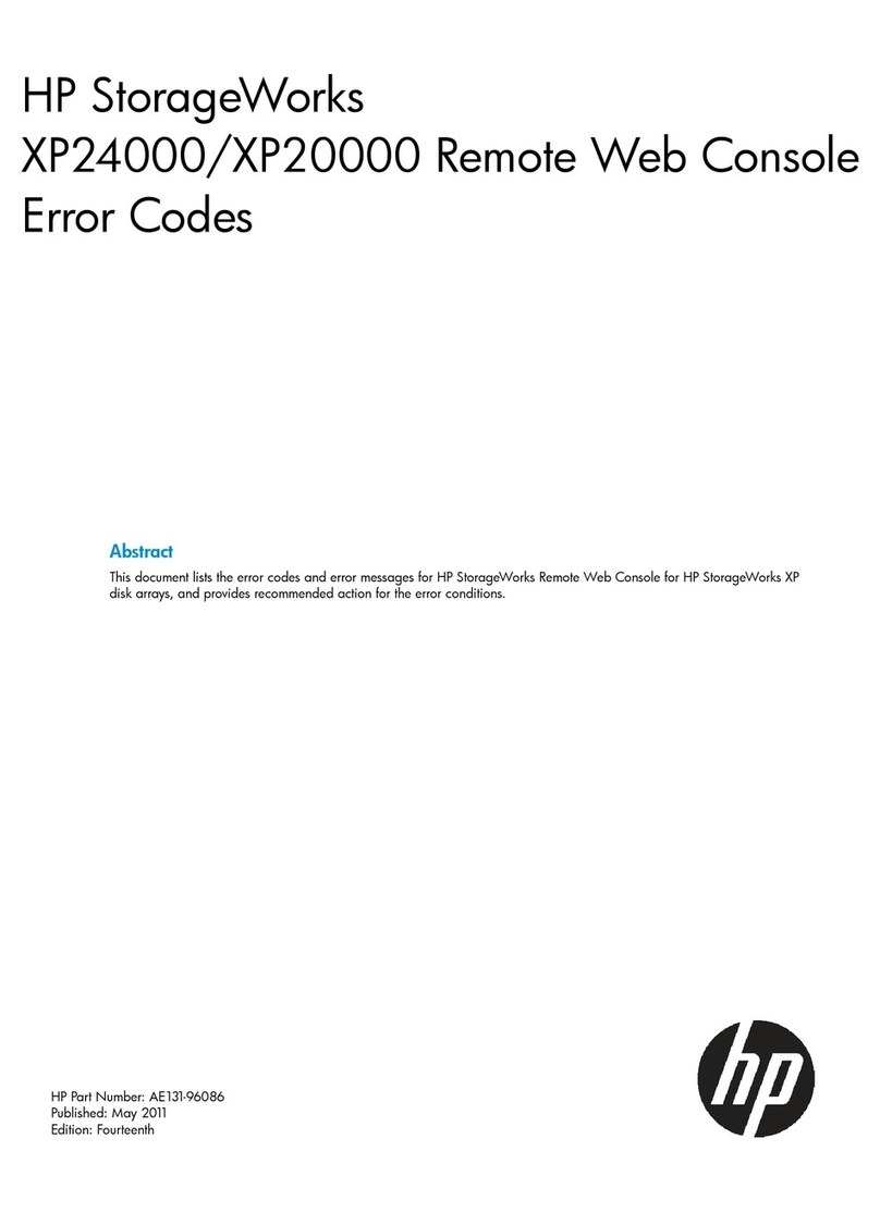 HP XP20000/XP24000 User manual