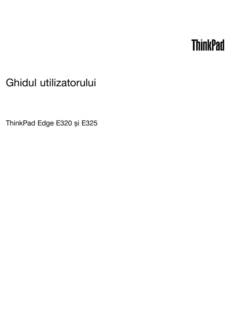 Lenovo ThinkPad Edge E320 User manual