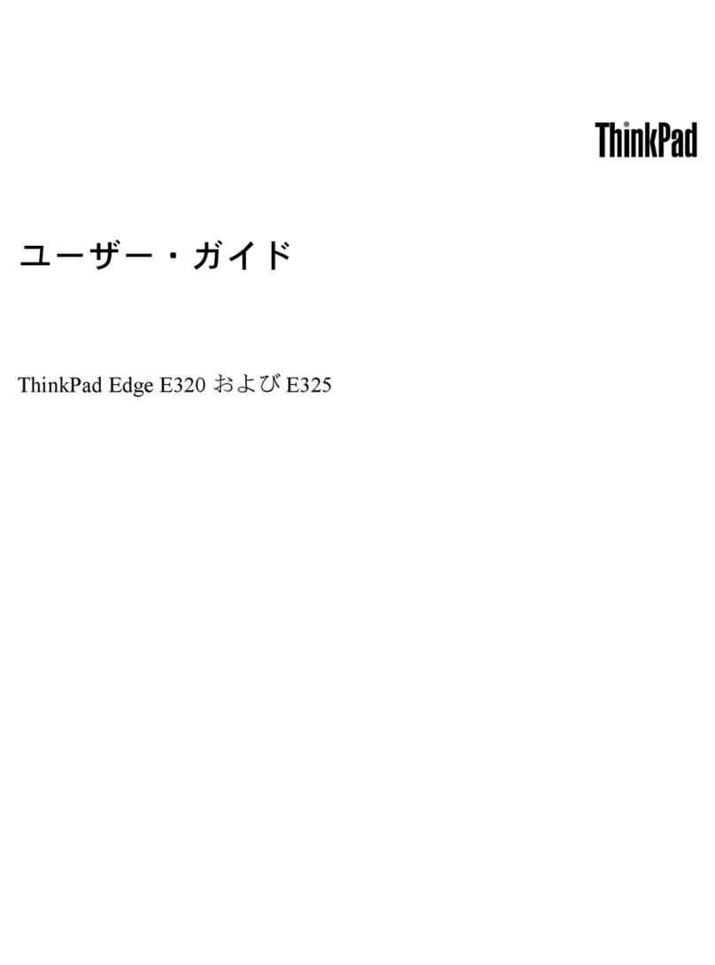 Lenovo ThinkPad Edge E320 user guide