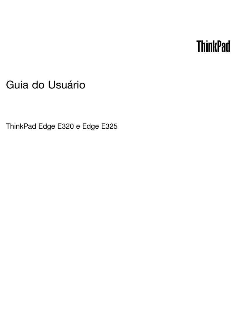 Lenovo ThinkPad Edge E320 Training manual