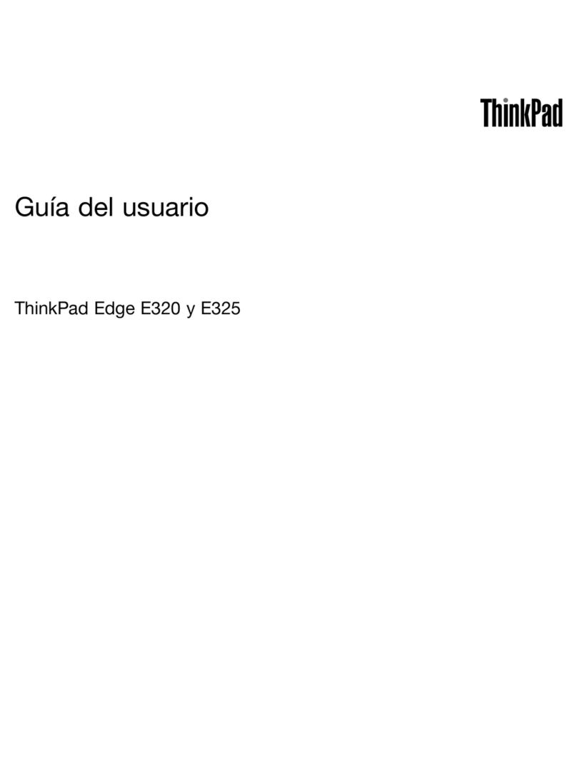 Lenovo ThinkPad Edge E320 Quick start guide Lenovo ThinkPad Edge E320 Quick start guide