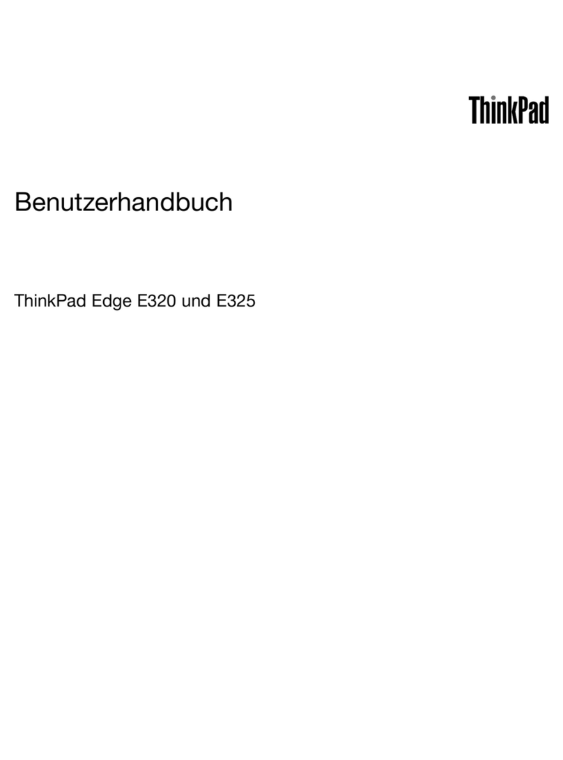 Lenovo ThinkPad Edge E320 Benutzerhandbuch