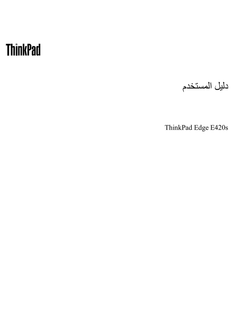 Lenovo ThinkPad Edge E420s User manual