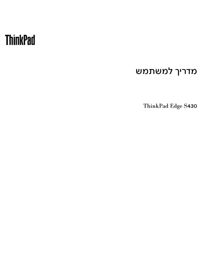 Lenovo ThinkPad Edge S430 User manual Lenovo ThinkPad Edge S430 User manual