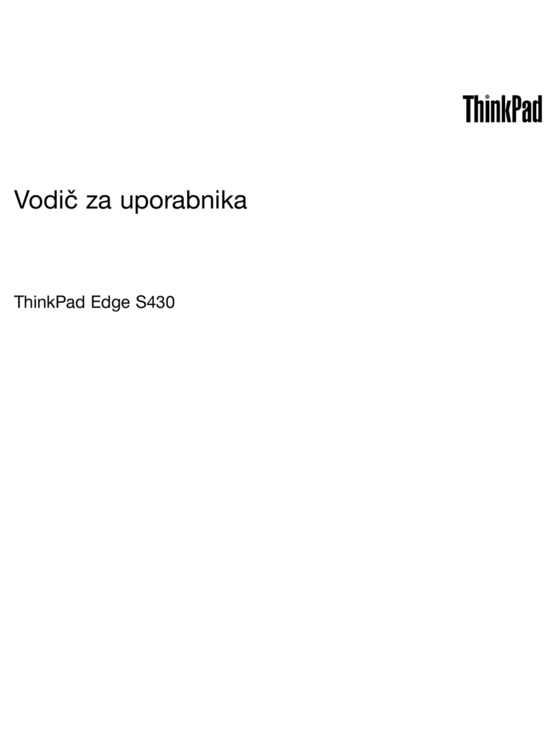 Lenovo ThinkPad Edge S430 Vodič za uporabnika