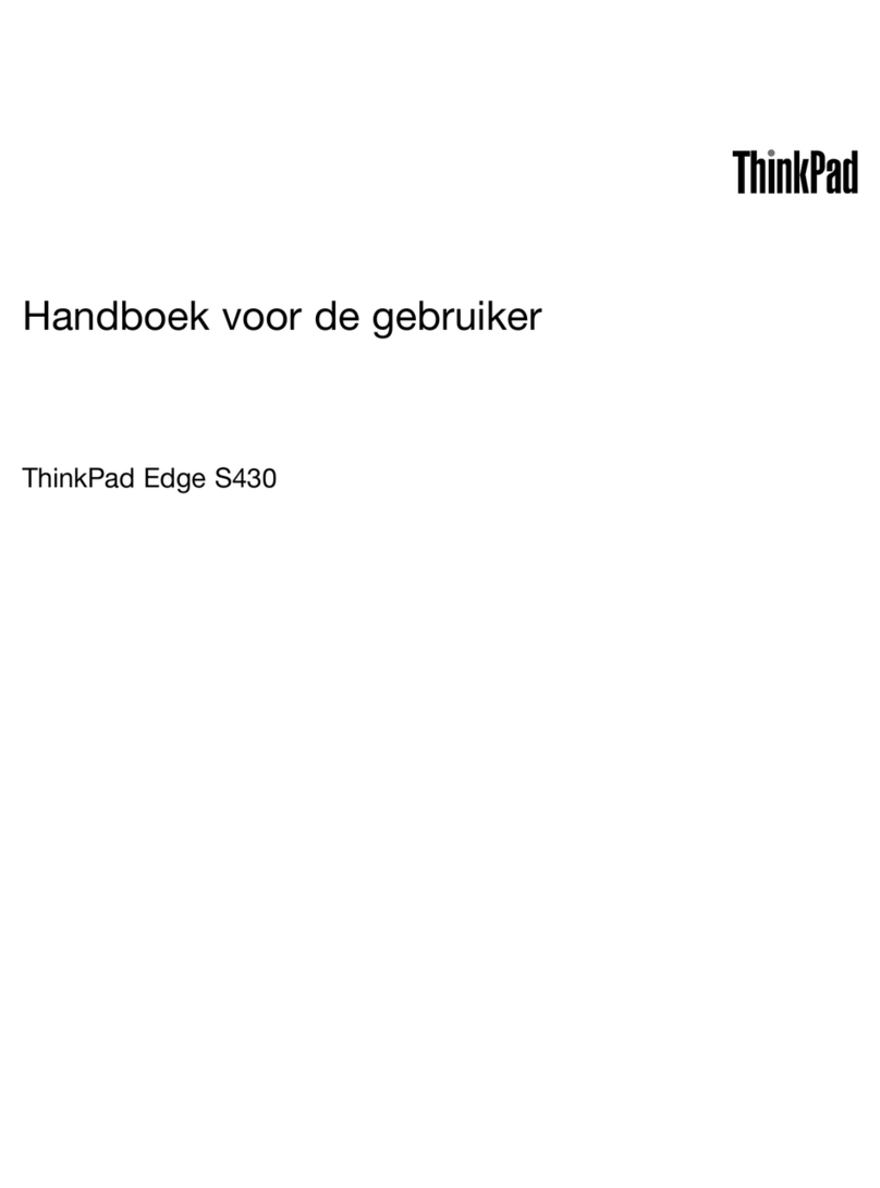 Lenovo ThinkPad Edge S430 Instruction Manual
