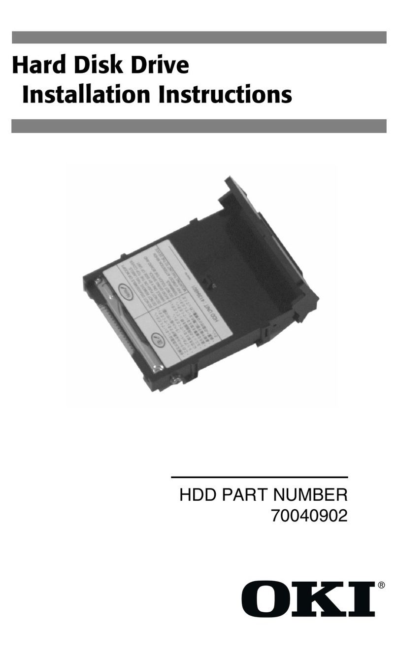 Oki C7300 installation instructions Oki C7300 installation instructions