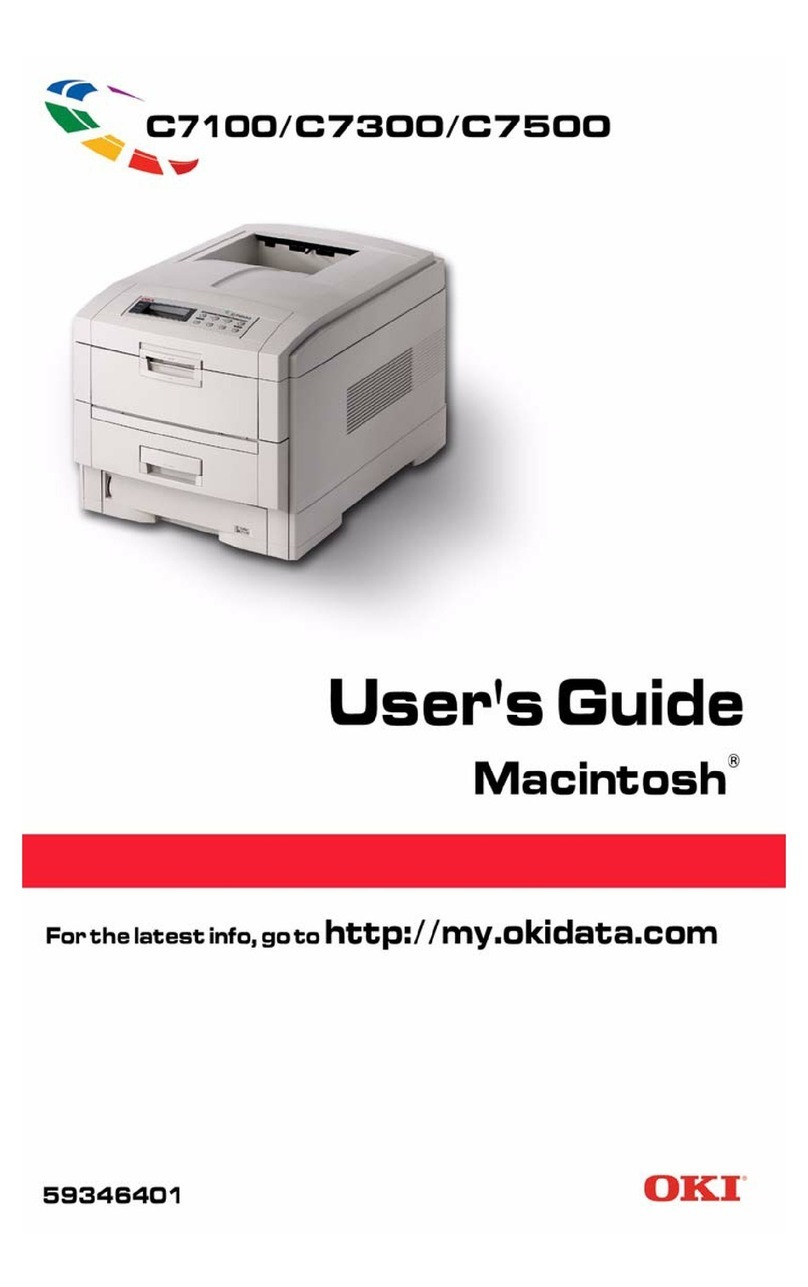 Oki C7300 User manual
