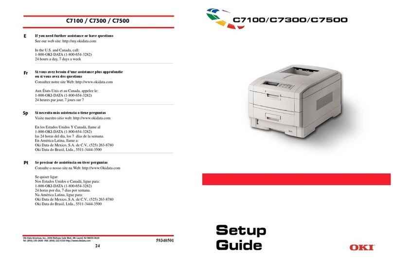 Oki C7300 User manual