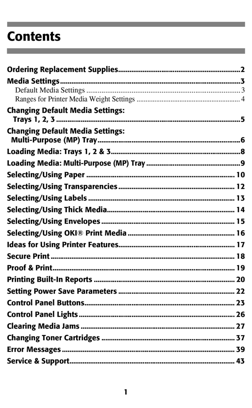 Oki C7300 User manual Oki C7300 User manual