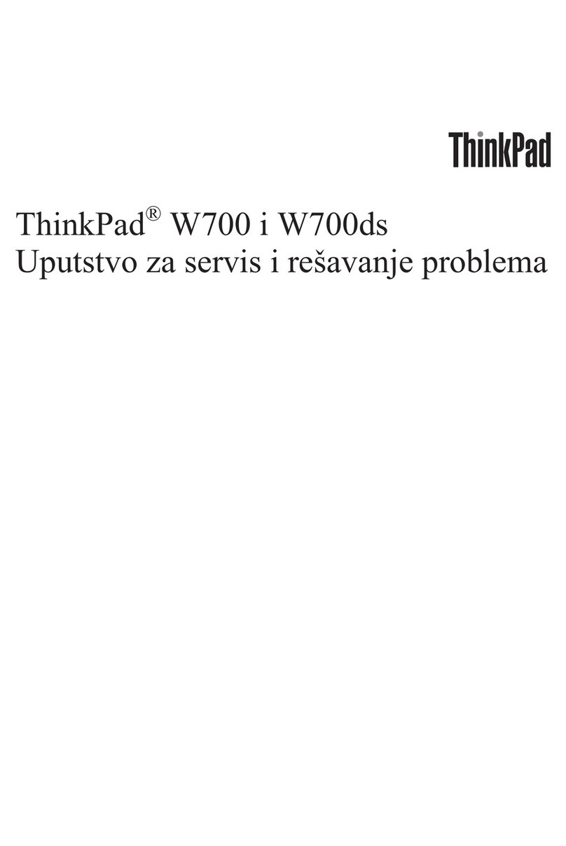 Lenovo THINKPAD W700 Guide